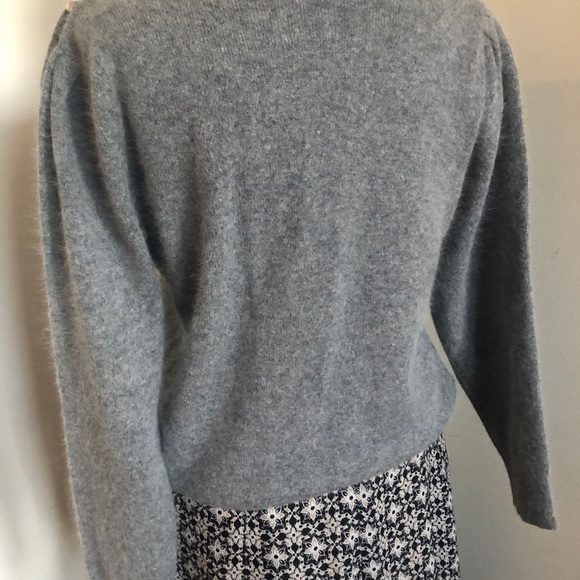 St. Micheal Grey Women’s Sweater size 12 fits like size Medium - Picture 5 of 14